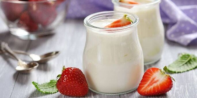yogur de fresa para adelgazar