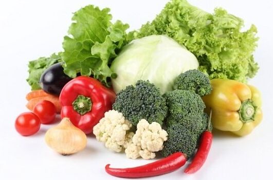 Verduras para una dieta